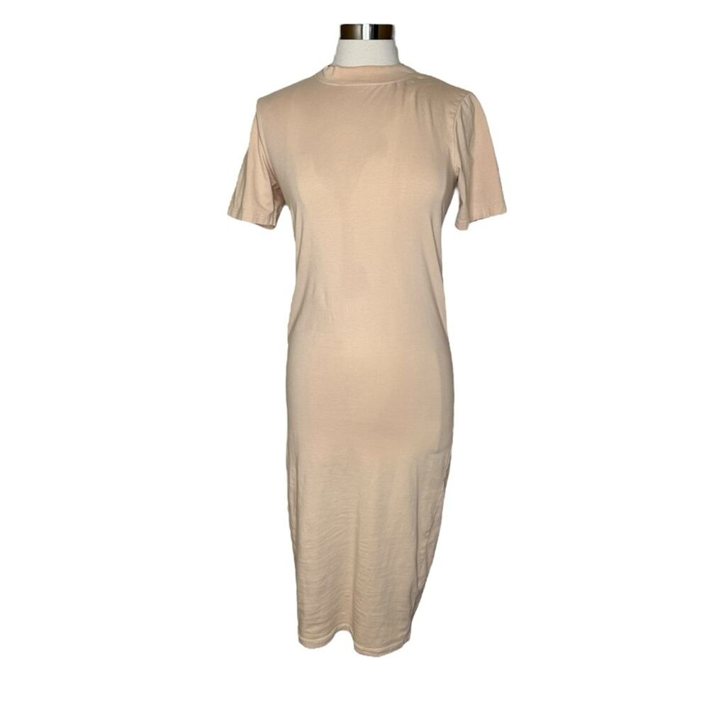 Michael Stars Short Sleeve Crew Neck Midi Dress Women's Size Medium